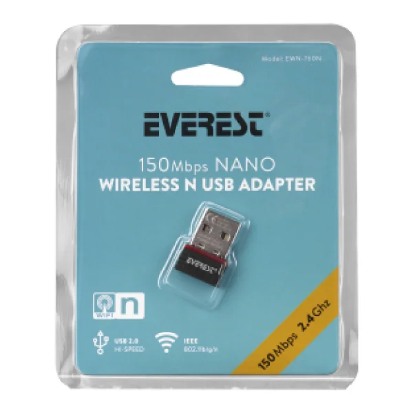 Everest EWN-760N 150 Mbps Kablosuz Ağ Adaptörü - Görsel 7