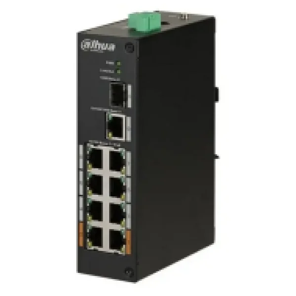 Dahua PFS3110-8ET-96-V2 8 Port 10/100 Mbps Switch - Görsel 6
