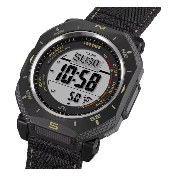 Casio Pro Trek PRG-69B-1DR Kumaş Kordon Kol Saati - Görsel 5