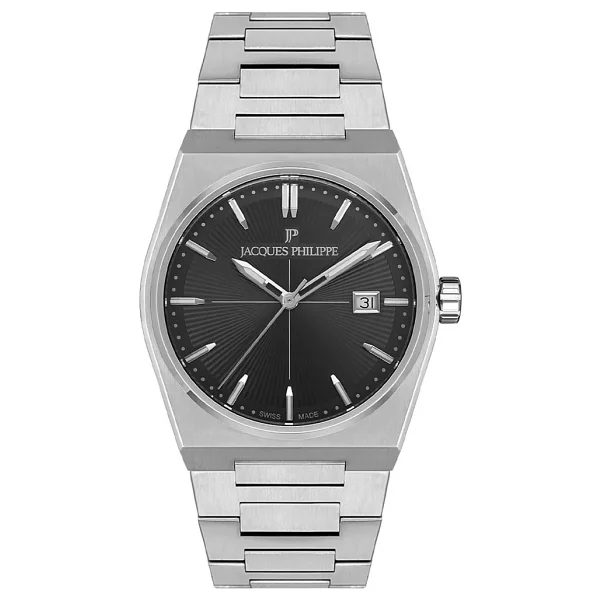 Jacques Philippe Aurora JPQGS421316 Gümüş-Siyah Erkek Kol Saati - Görsel 2