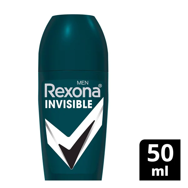 Rexona Men Invisible Black & White 50 ml Erkek Roll-On Deodorant - Görsel 4