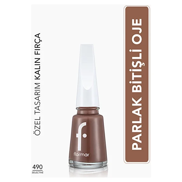 Flormar Nail Enamel 490 Selective Oje - Görsel 3