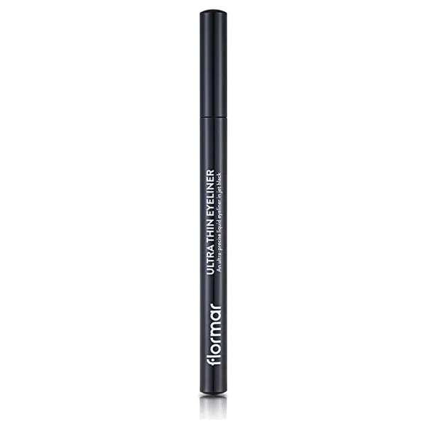 Flormar Ultra Thin Keçe Uçlu Mat 001 Black Kalem Eyeliner - Görsel 3