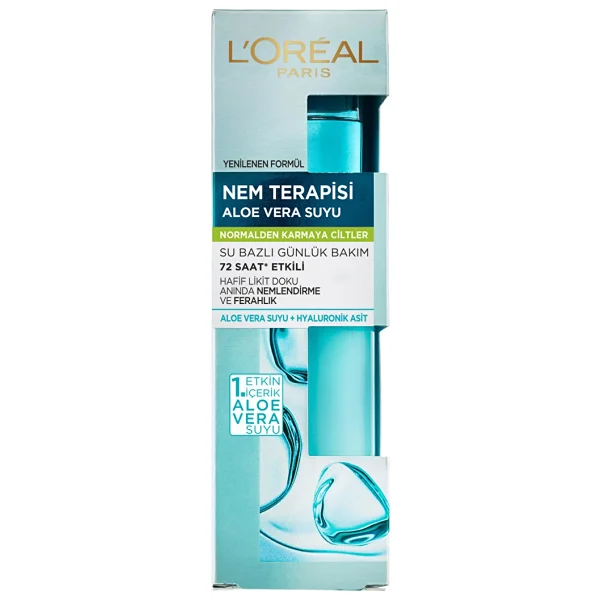 L'Oreal Paris Nem Terapisi Normalden Karmaya Ciltler 70 ml Aloe Vera Suyu - Görsel 3
