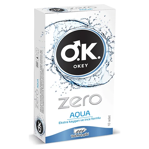 Okey Zero Aqua 10'lu Prezervatif - Görsel 2