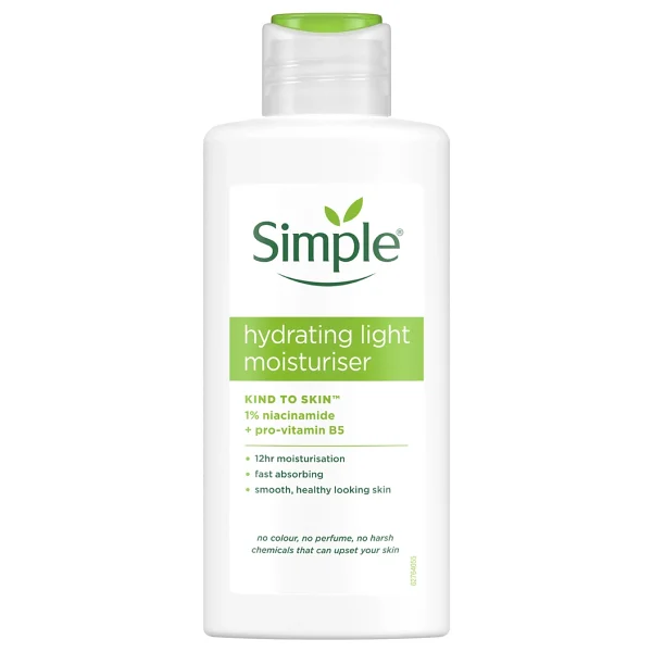 Simple Su Bazlı Nemlendirici 12 Saate Kadar Etklili Hassas Ciltler İçin 125 ml - Görsel 3