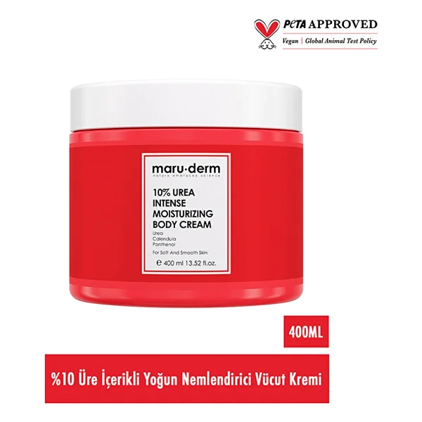 Maru.Derm %10 Urea Yoğun Nemlendirici Vücut Kremi 400 ml - Görsel 2