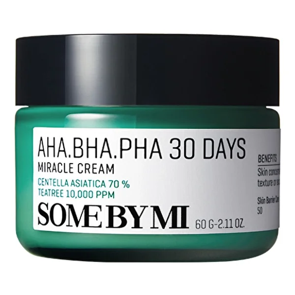 Some By Mi AHA BHA PHA 30 Days Miracle Cream 50 ml Onarıcı Centella Kremi - Görsel 2