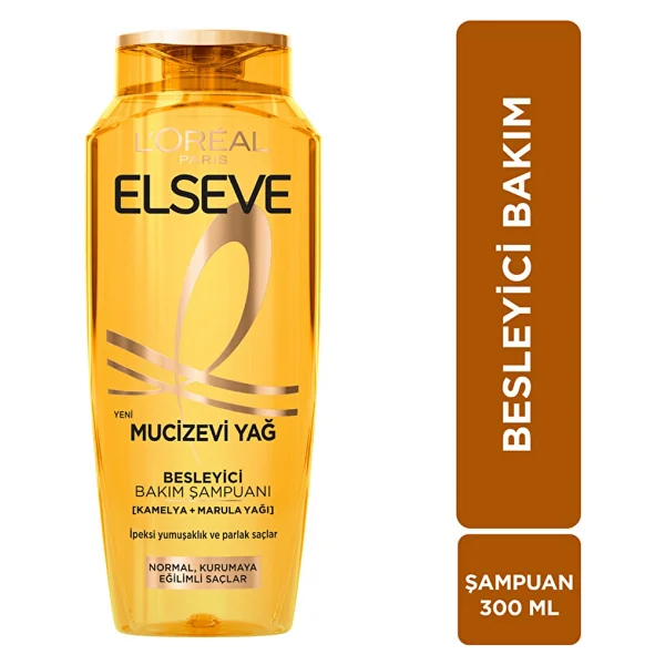 L'Oreal Paris Elseve Mucizevi Yağ Besleyici 300 ml Şampuan - Görsel 3