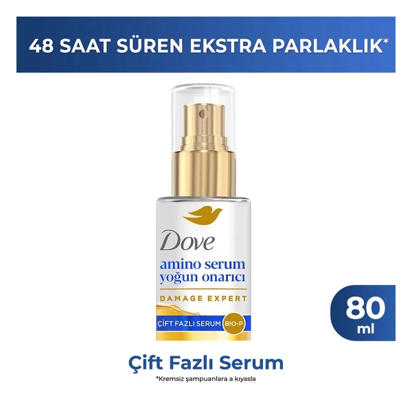 Dove Amino Serum Yoğun Onarıcı Çift Fazlı 80 ml Saç Serumu - Görsel 6