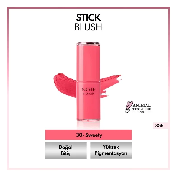 Note Nemlendirici Yumuşak 30 Sweety Stick Allık - Görsel 9
