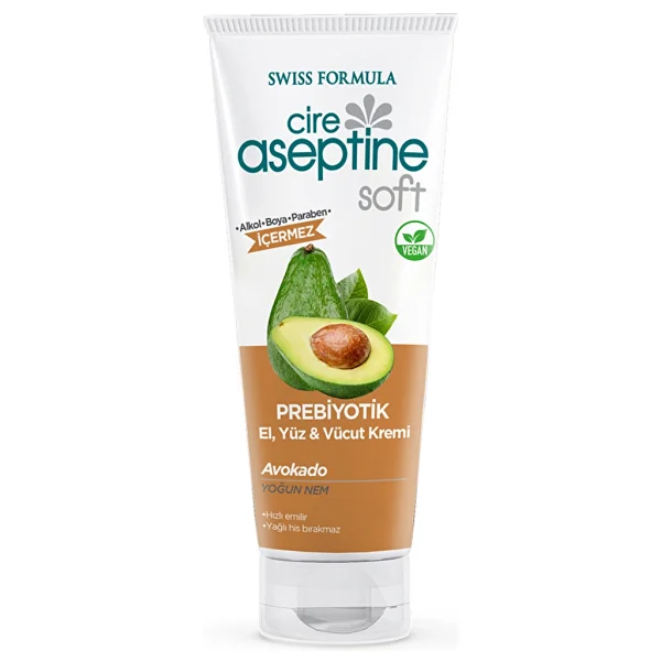 Cire Aseptine Soft Avokado Özlü Yoğun Nemlendirici Prebiyotikli Krem 75 ml - Görsel 2