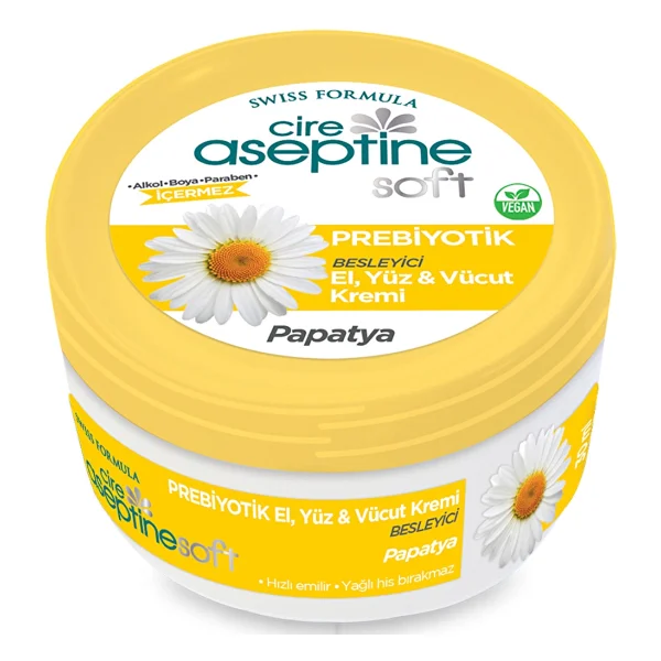 Cire Aseptine Soft Papatya Özlü Besleyici Prebiyotikli Krem 30 ml - Görsel 2