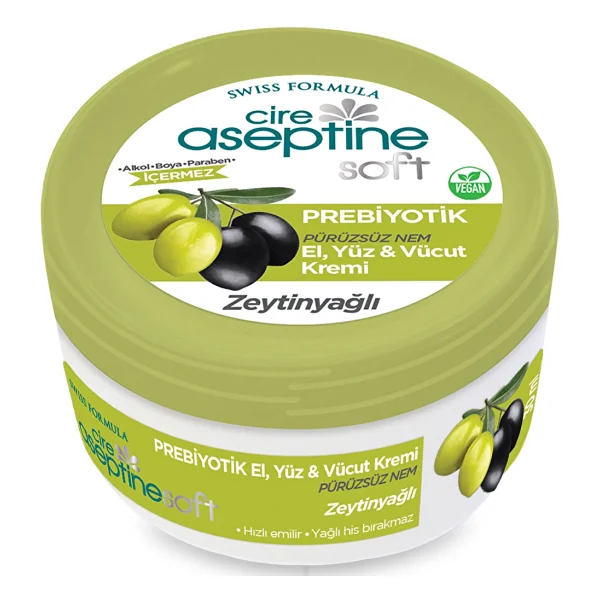 Cire Aseptine Soft Zeytinyağlı Nemlendirici Pürüzsüzleştirici Prebiyotikli Krem 30 ml - Görsel 2