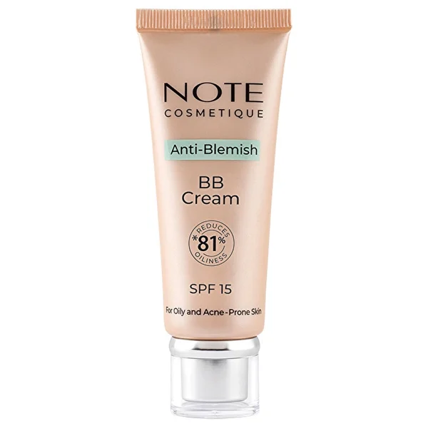 Note Anti-Blemish Akneye Yatkın Ciltler 03 Natural Beige SPF 15 30 ml BB Krem - Görsel 2
