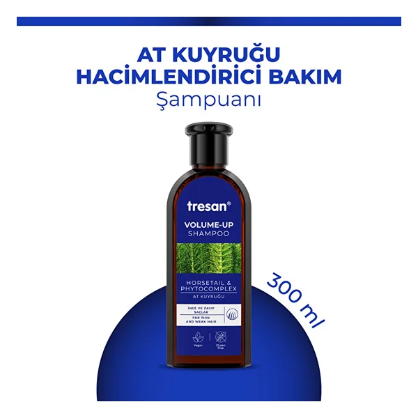 Tresan Hacimlendirici At Kuyruğu Şampuanı 300 ml - Görsel 4