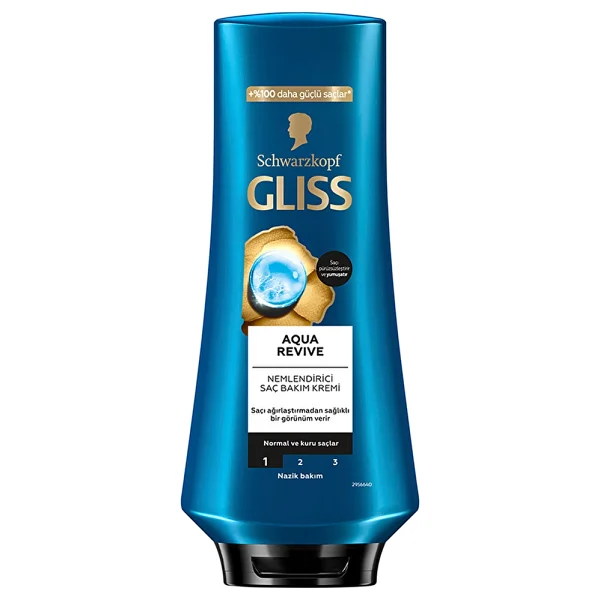 Gliss Aqua Revive Nemlendirici 360 ml Saç Kremi - Görsel 7