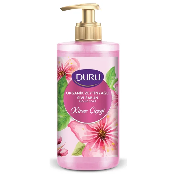 Duru Organik Kiraz Çiçeği Sıvı Sabun 500 ml - Görsel 6