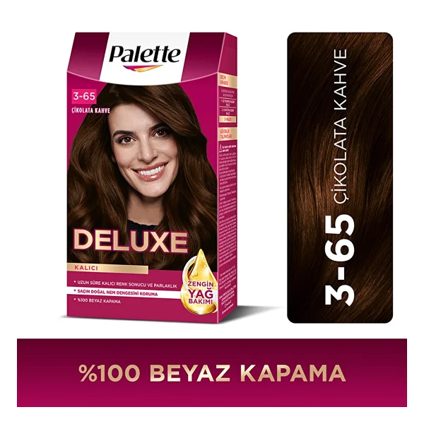 Palette Deluxe 3.65 Çikolata Kahve Saç Boyası - Görsel 5