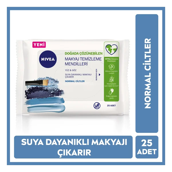 Nivea Normal Ciltler için 25'li Makyaj Temizleme Mendili - Görsel 9