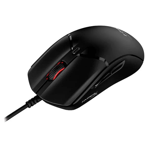 HyperX Pulsefire Haste 2 Siyah Makrolu Optik Kablolu Oyuncu Mouse - Görsel 2