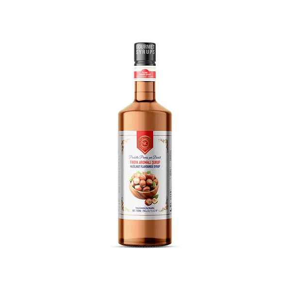 Nish 700 ml Fındık Aromalı Şurup - Görsel 3