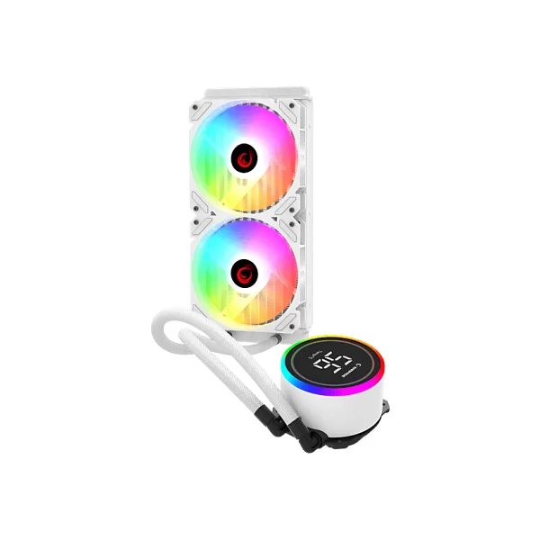Rampage Helios C15 Beyaz ARGB 240 mm İşlemci Sıvı Soğutucu - Görsel 6