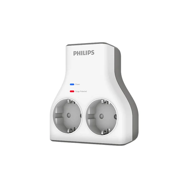 Philips CHP7020W 2'li Akım Korumalı Priz - Görsel 4