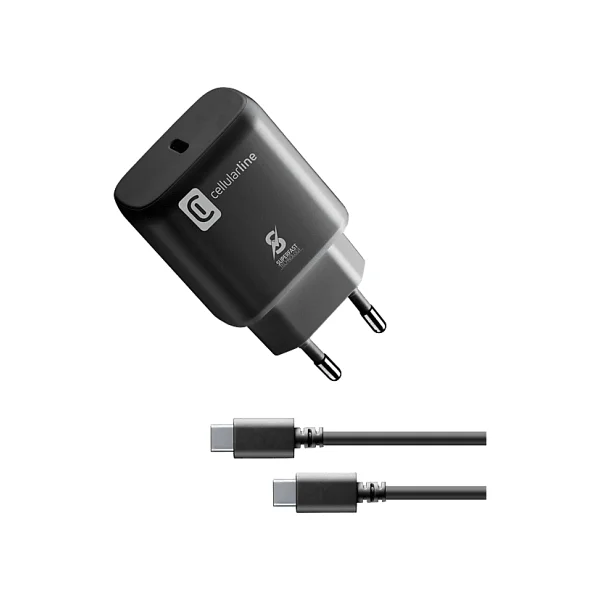 Cellularline 25 W Type-C Kablolu Hızlı Şarj Aleti - Görsel 5