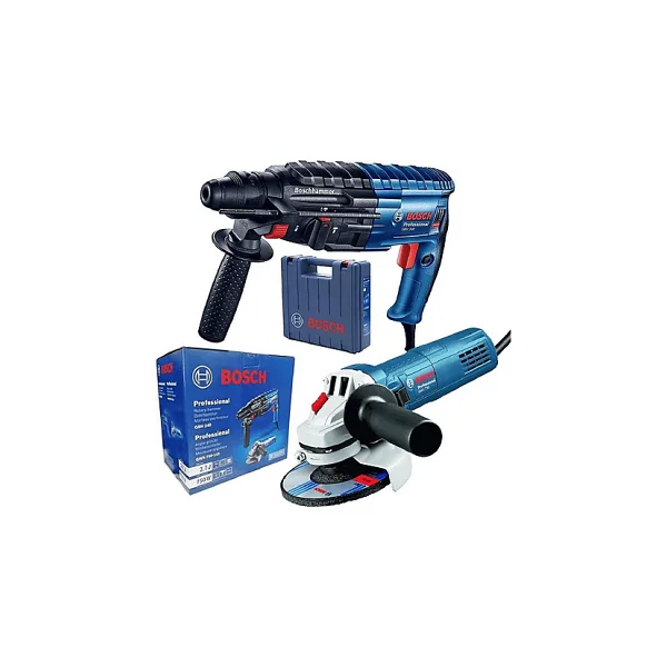 Bosch GBH 240 Kırıcı Delici + GWS 750-115 Taşlama Elektrikli El Aleti Seti - Görsel 6