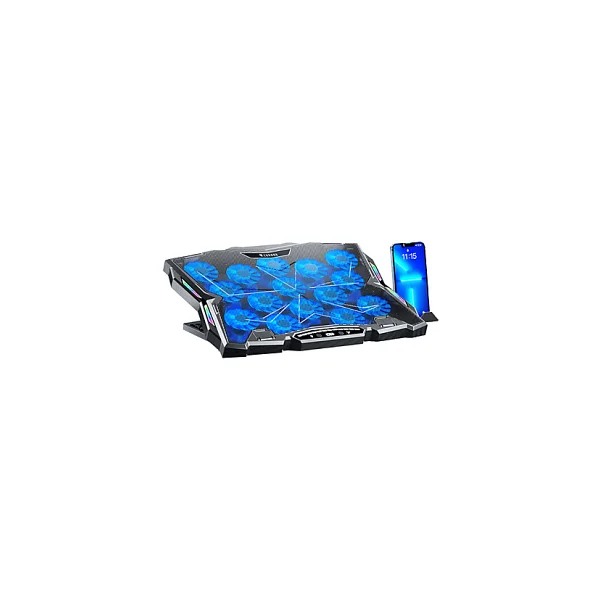 THRONE Frost GT15 15X Turbo LED Fan - 10 Modlu Rgb - LCD Ekran - Siyah (9"-17" Boyut Destekli) - Görsel 5
