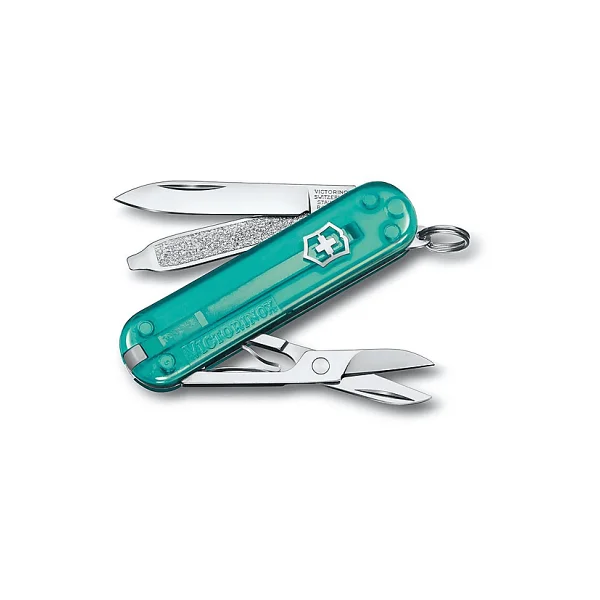 Victorinox Classic SD Transparent 0.6223.T24G Su Yeşili 7 Fonksiyonlu Çok Amaçlı Çakı - Görsel 2