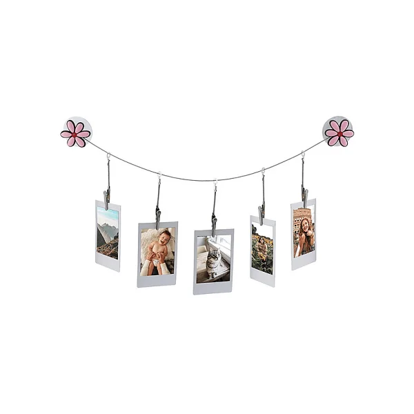 Instax Çiçek Vantuzlu 5 Kıskaçlı Resim Şeridi - Görsel 7
