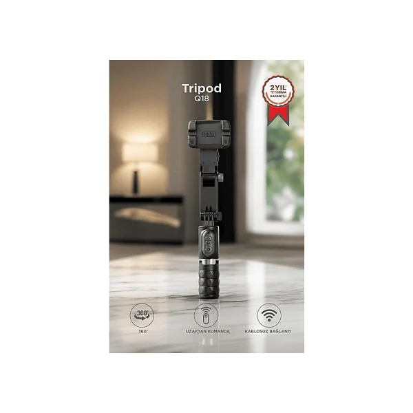 Torima Q18 Bluetooth Selfie Çubuğu - Görsel 2