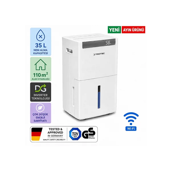 Trotec TTK-I 110 E WiFi Nem Alma Cihazı - Görsel 8