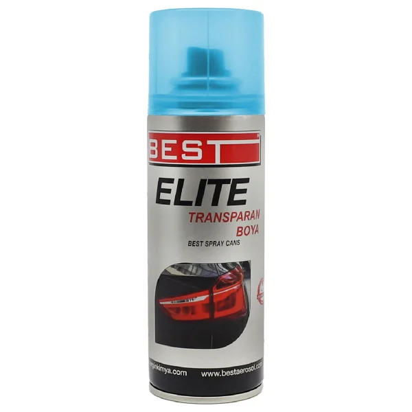 Best Elite Transparan Far Boyası 200 ML Mavi - Görsel 6
