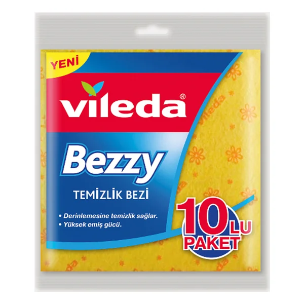 Vileda Bezzy 10'lu Temizlik Bezi - Görsel 3