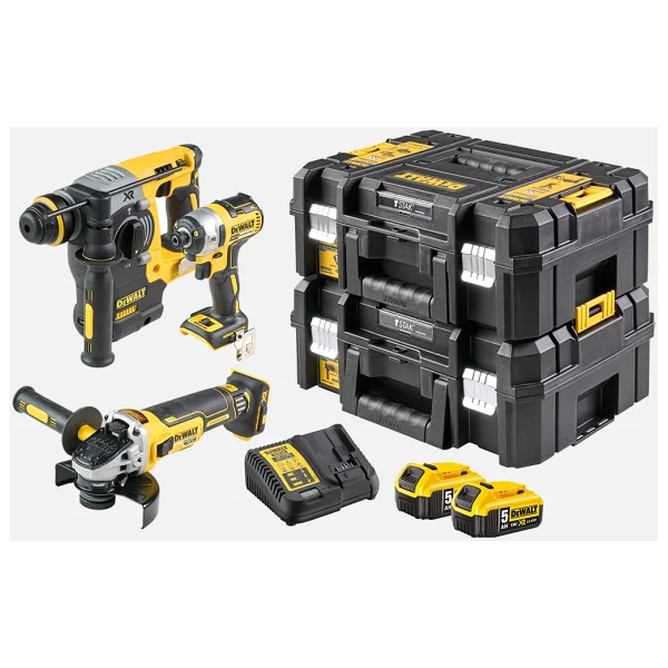 Dewalt DCK305P2T 18 V Çift Akülü 5 Ah Elektrikli El Aletleri Seti - Görsel 2