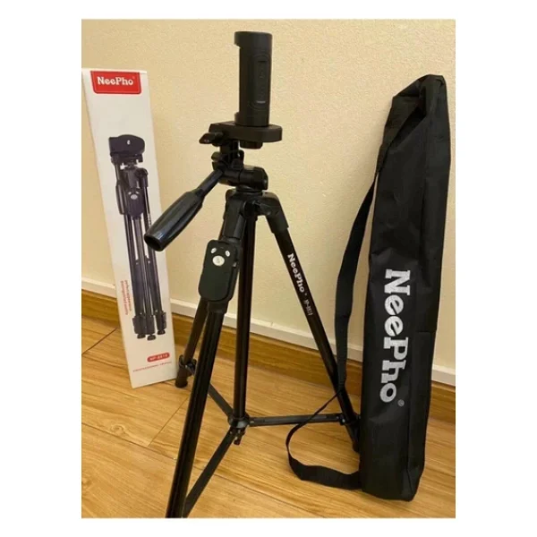 GFUZ Neepho Np-8810 150 Cm Tripod Bluetooth Kumandalı Profesyonel Telefon Kamera Tutucu Çantalı Tripot - Görsel 8