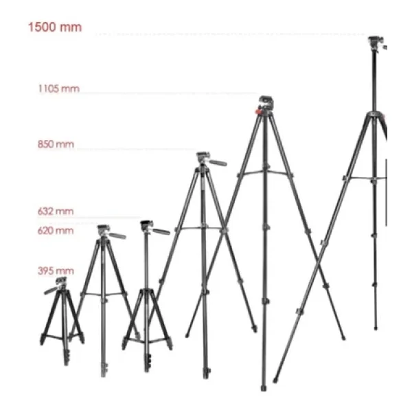 GFUZ Neepho Np-8810 150 Cm Tripod Bluetooth Kumandalı Profesyonel Telefon Kamera Tutucu Çantalı Tripot - Görsel 4