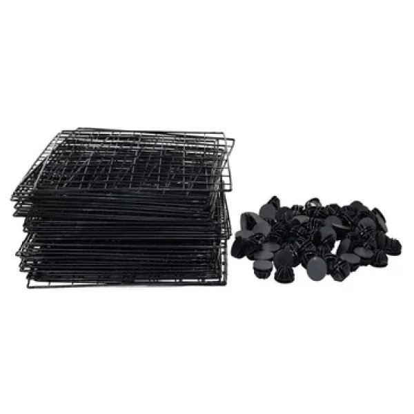 hodbehod Evcil Küçük Hayvan Kedi Köpek Kuş Evi Kafesi Oyun Parkı Portatif Taşınabilir Metal Tel 12 Panel - Görsel 2