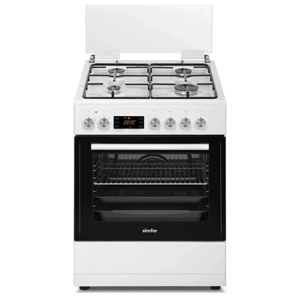 Simfer 1223 Multi Turbo Beyaz Ocaklı Fırın - Görsel 8