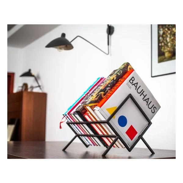 Masaüstü Kitap Düzenleyici Metal Kitap Organizatörü - Görsel 3