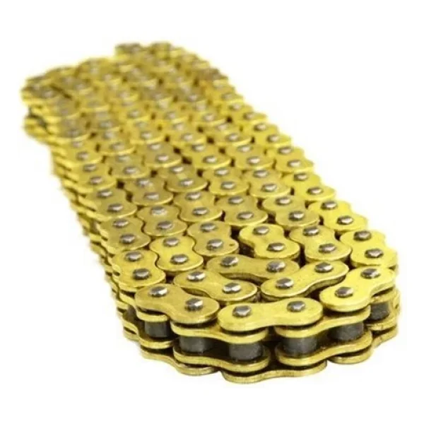 SUPERMOTO Motosiklet Teker Zinciri 428 / 128 Bakla Oringli Gold Zincir 428x128 L _Supermoto - Görsel 2