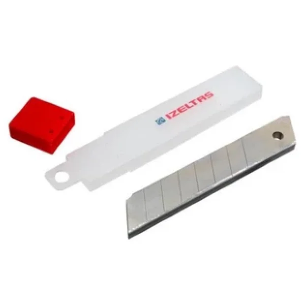 Izeltaş Pro Maket Bıçağı Geniş Yedek Bıçak 18 mm (10'lu) - Görsel 3