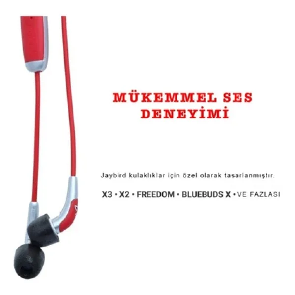 Jaybird Kulaklık Başlıkları Comfort Premium Hafızalı S- M- L Boy Köpük Kulak Uçları - Görsel 3