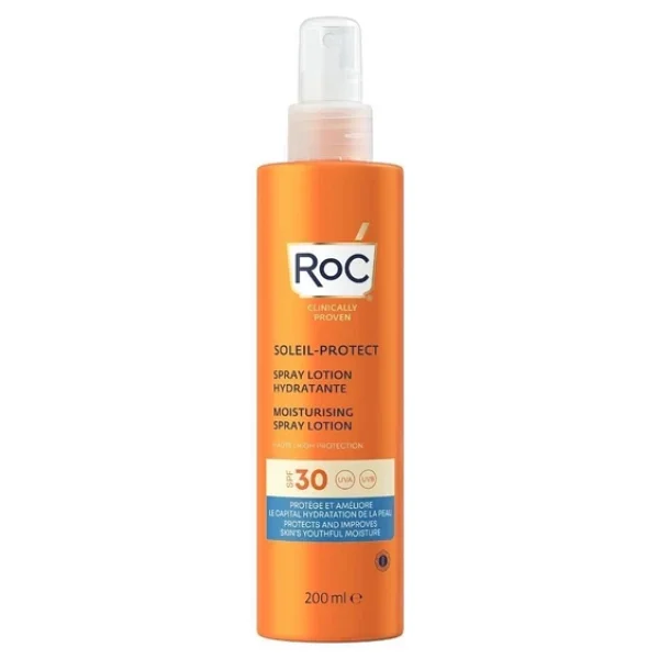 ROC Soleil Protect Nemlendirici 200 ml 30 Faktör Sprey Güneş Losyonu - Görsel 7