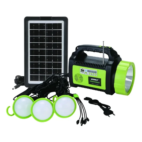 Güneş Enerjili Solar Şarjlı Çadır Kamp Aydınlatma Fener Seti Çok Foksiyonlu - Görsel 6