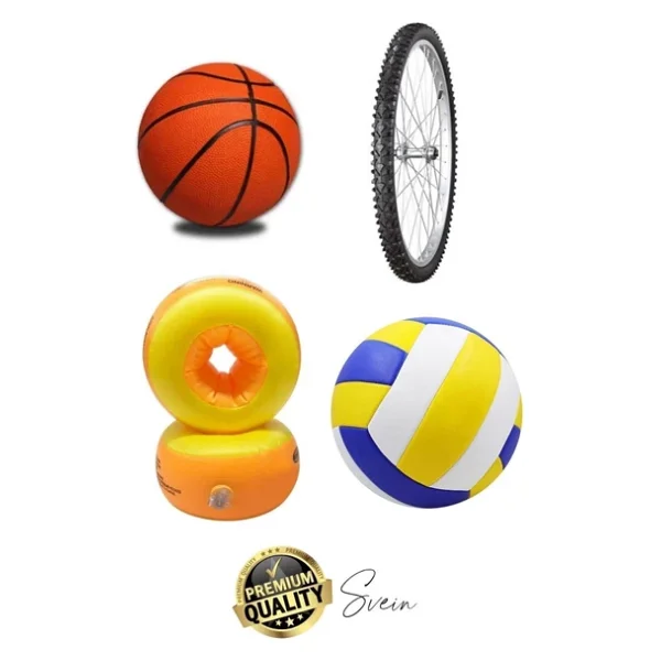 5 Parça Hava Şişirme Ucu İğnesi Aparatı Sibop Seti Spor Topu Basketbol Futbol Bisiklet Lastik Amaçlı - Görsel 6