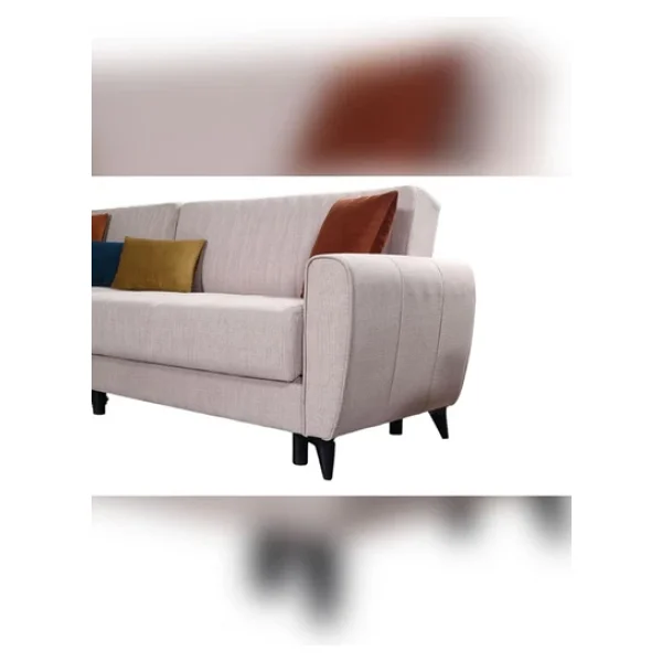 nikshop Nice Köşe Koltuk Takımı - Krem - Görsel 6
